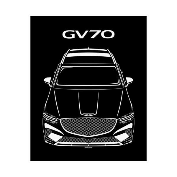 Genesis GV70 2020 Poster 16 x 20 inch by Auto Art Apparel