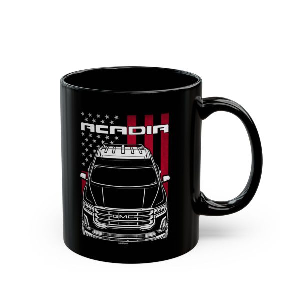 GMC Acadia 2020-2023 Mug - US Flag Coffee Mug 11 oz by Auto Art Apparel