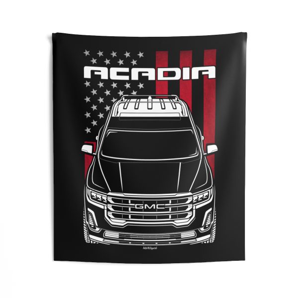 GMC Acadia 2020-2023 Tapestry - US Flag Wall Art 50 x 60 inch by Auto Art Apparel