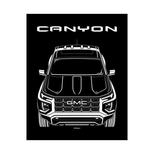 GMC Canyon AT4 2023-2024 Poster 16 x 20 inch by Auto Art Apparel