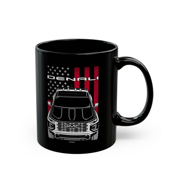 GMC Canyon Denali 2023-2024 Mug - US Flag Coffee Mug 11 oz by Auto Art Apparel