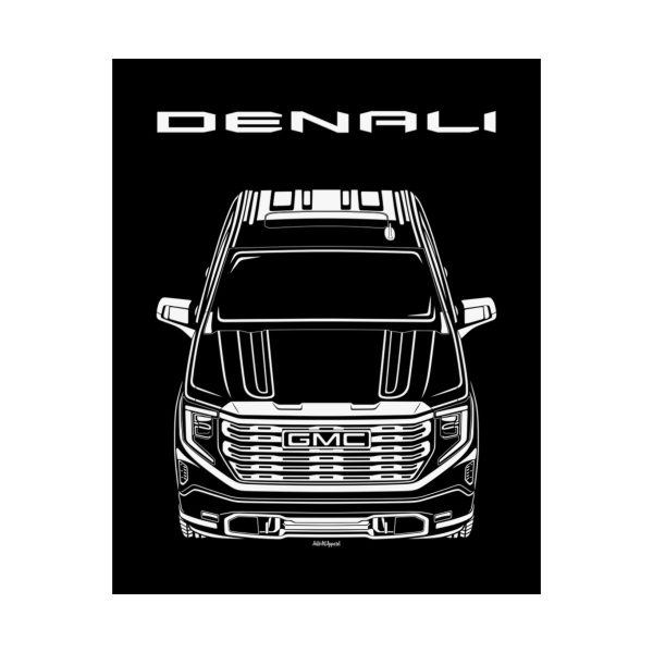 GMC Sierra Denali 2022-2024 Poster 16 x 20 inch by Auto Art Apparel