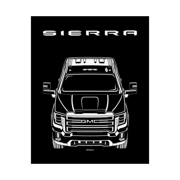 GMC Sierra HD 2020-2023 Poster 16 x 20 inch by Auto Art Apparel