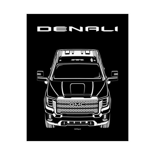 GMC Sierra HD Denali 2020-2023 Poster 16 x 20 inch by Auto Art Apparel