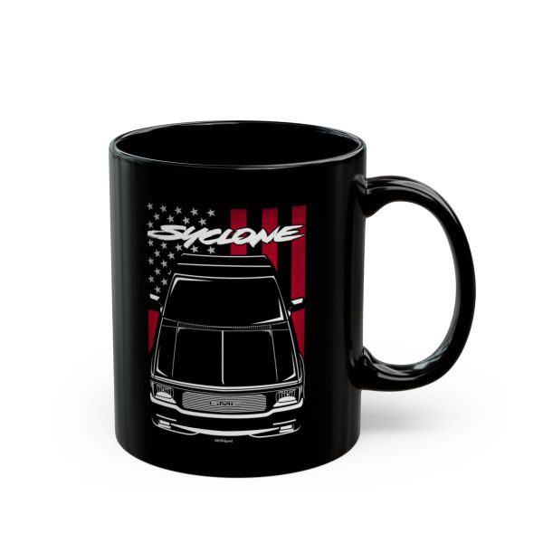 GMC Syclone 1991 Mug - US Flag Coffee Mug 11 oz by Auto Art Apparel
