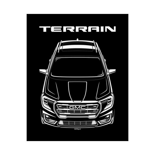 GMC Terrain AT4 2022-2024 Poster 16 x 20 inch by Auto Art Apparel