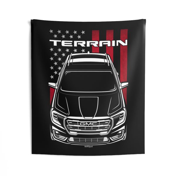 GMC Terrain AT4 2022-2024 Tapestry - US Flag Wall Art 50 x 60 inch by Auto Art Apparel
