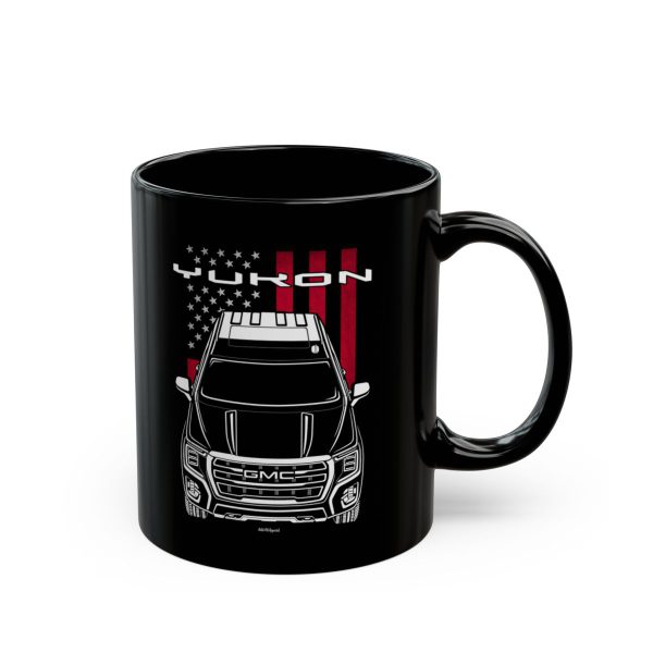 GMC Yukon AT4 2021-2023 Mug - US Flag Coffee Mug 11 oz by Auto Art Apparel