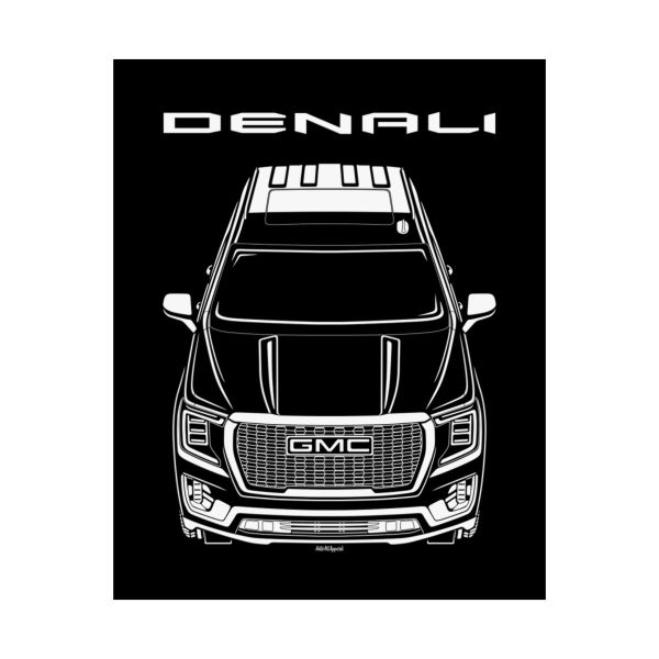 GMC Yukon Denali 2021-2023 Poster 16 x 20 inch by Auto Art Apparel