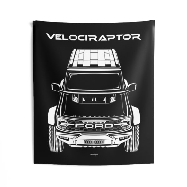 Hennessey Velociraptor Bronco Tapestry 50 x 60 inch by Auto Art Apparel