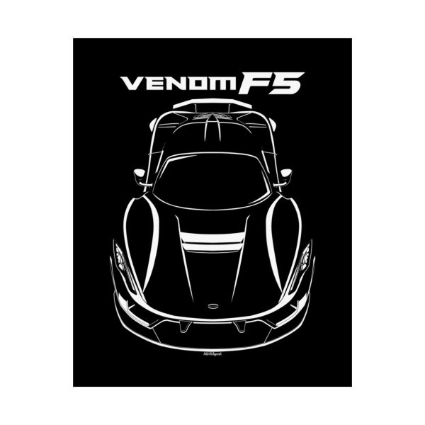 Hennessey Venom F5 Poster 16 x 20 inch by Auto Art Apparel