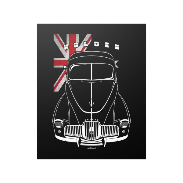 Holden 50 2106 FX UTE Poster - Australia Flag Print 16 x 20 inch by Auto Art Apparel
