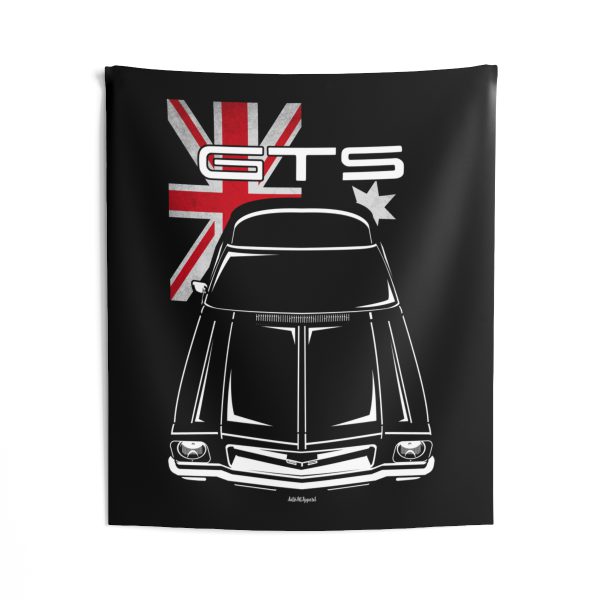 Holden HQ Monaro GTS 350 Tapestry - Australia Flag Wall Art 50 x 60 inch by Auto Art Apparel