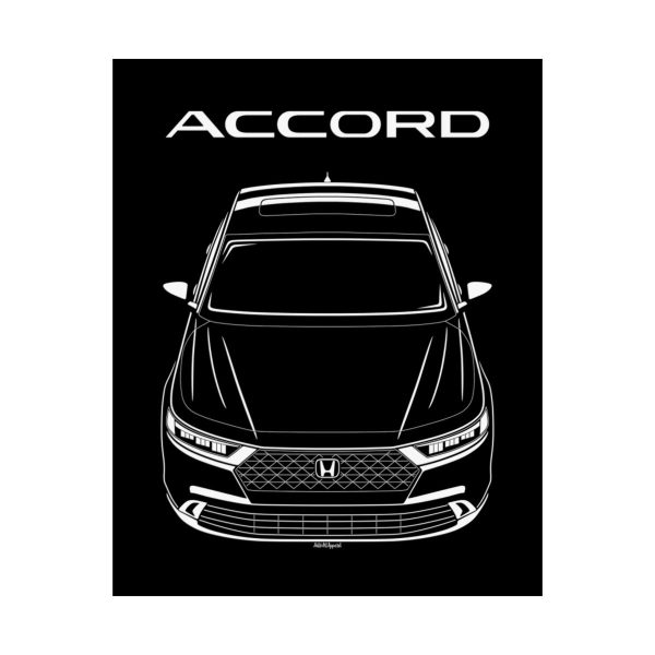 Honda Accord 2023-2025 Poster 16 x 20 inch by Auto Art Apparel