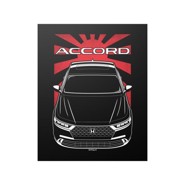 Honda Accord 2023-2025 Poster - JDM Print 16 x 20 inch by Auto Art Apparel