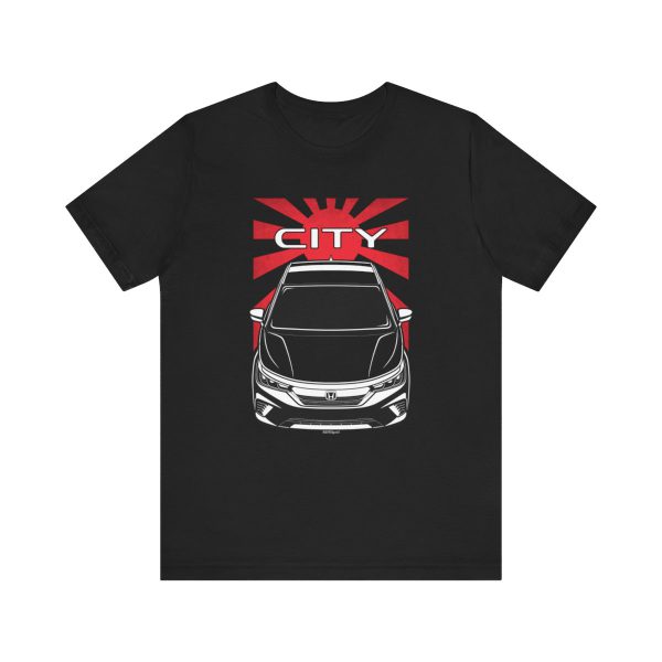 Honda City 2022-2023 T-shirt - JDM Shirt Black by Auto Art Apparel