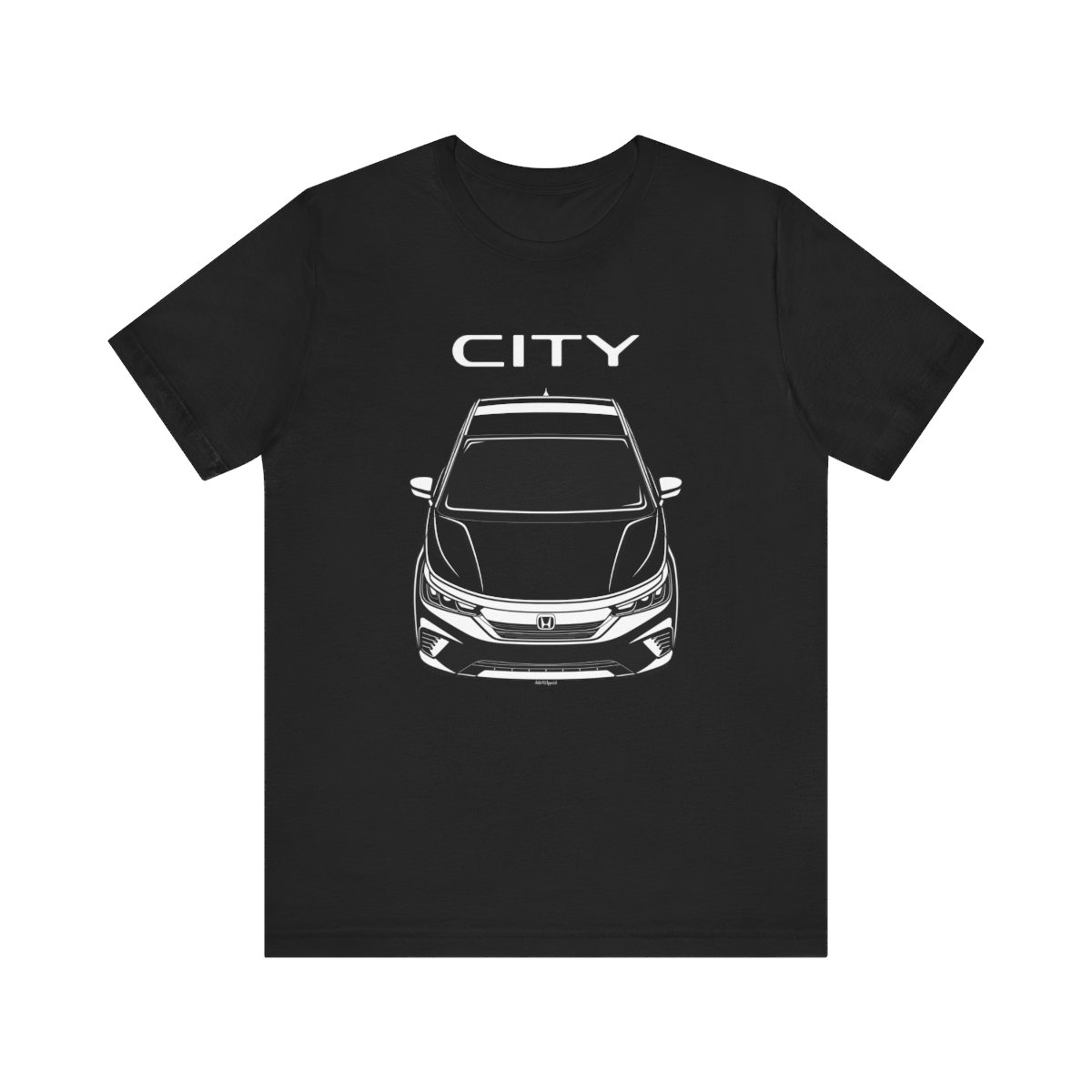 Honda City 2022-2023 T-shirt Black by Auto Art Apparel
