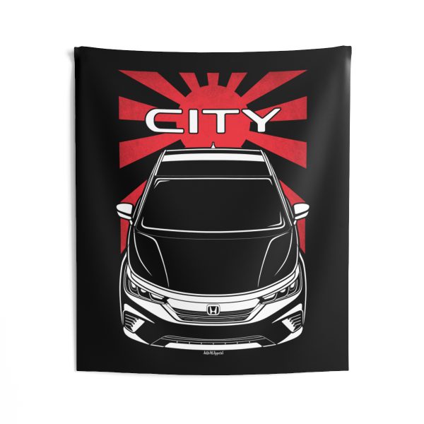 Honda City 2022-2023 Tapestry - JDM Wall Art 50 x 60 inch by Auto Art Apparel