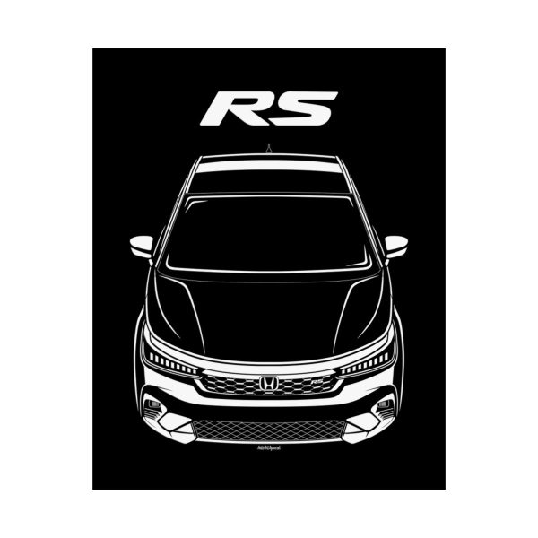 Honda City RS CVT 2024-2025 Poster 16 x 20 inch by Auto Art Apparel