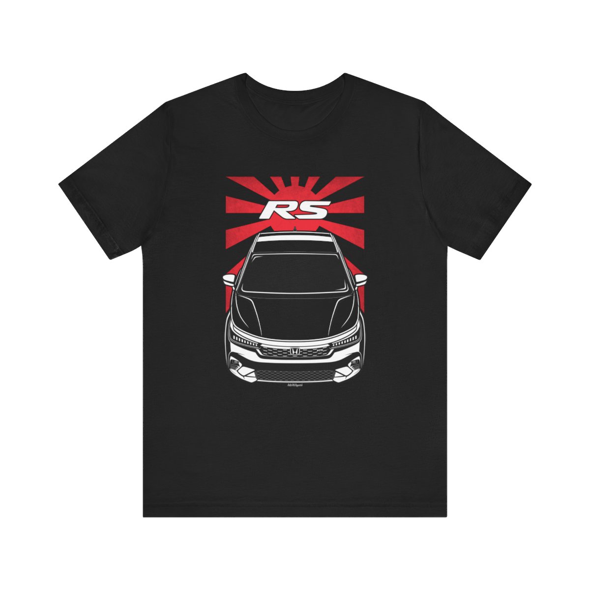 Honda City RS CVT 2024-2025 T-shirt - JDM Shirt Black by Auto Art Apparel