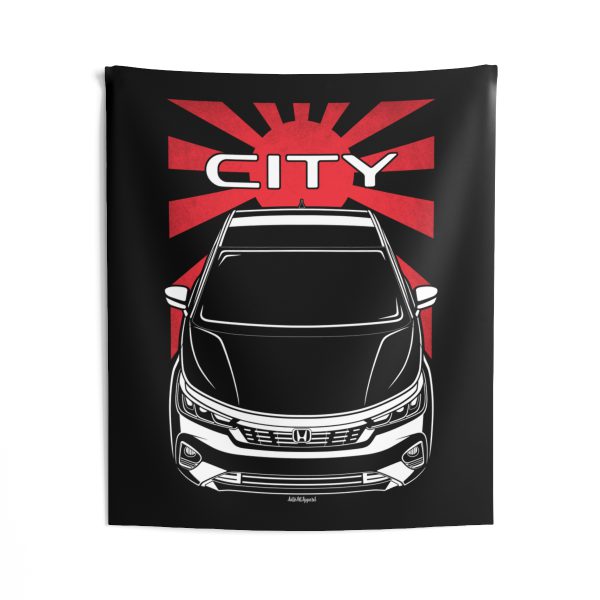 Honda City V CVT 2024-2025 Tapestry - JDM Wall Art 50 x 60 inch by Auto Art Apparel