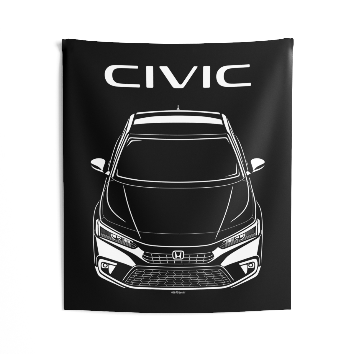 Honda Civic 2022-2024 Tapestry 50 x 60 inch by Auto Art Apparel