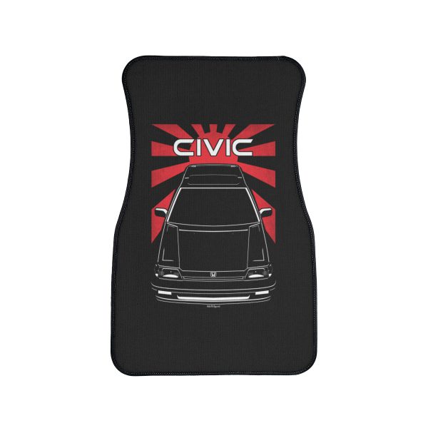 Honda Civic SI 3rd gen 1984-1986 Car Mat - JDM Floor Mats Front Carpet Floor Mats by Auto Art Apparel