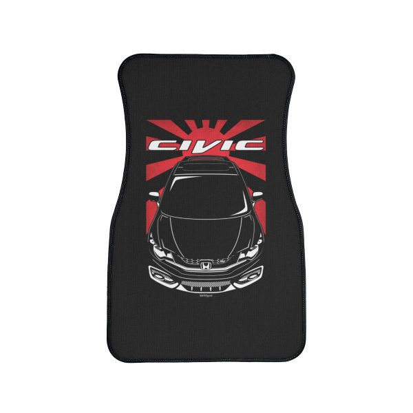 Honda Civic SI 9th gen 2011-2014 Car Mat - JDM Floor Mats Front Carpet Floor Mats by Auto Art Apparel