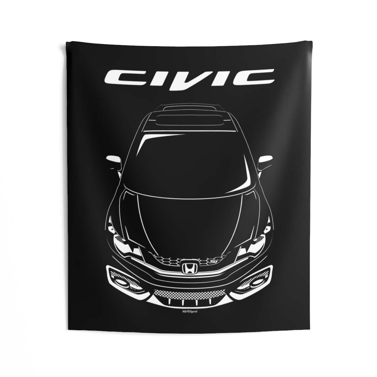 Honda Civic SI 9th gen 2011-2014 Tapestry 50 x 60 inch by Auto Art Apparel
