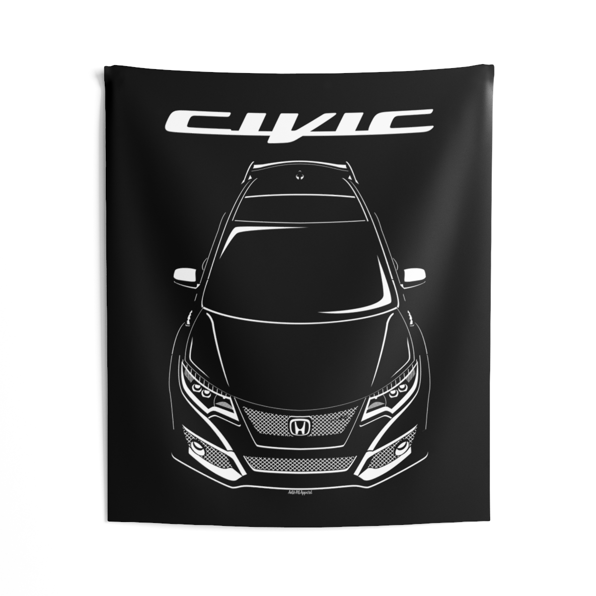 Honda Civic Type R 10th gen 2015-2017 Tapestry 50 x 60 inch by Auto Art Apparel