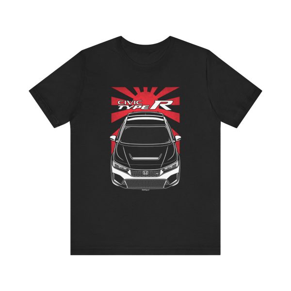 Honda Civic Type R 2023-2024 T-shirt - JDM Shirt Black by Auto Art Apparel