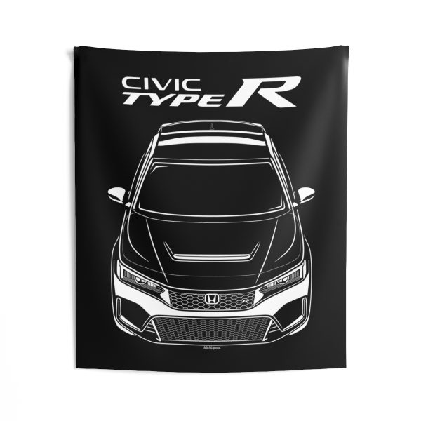 Honda Civic Type R 2023-2024 Tapestry 50 x 60 inch by Auto Art Apparel