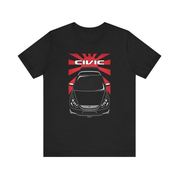 Honda Civic Type R 7th gen 2000-2004 T-shirt - JDM Shirt Black by Auto Art Apparel
