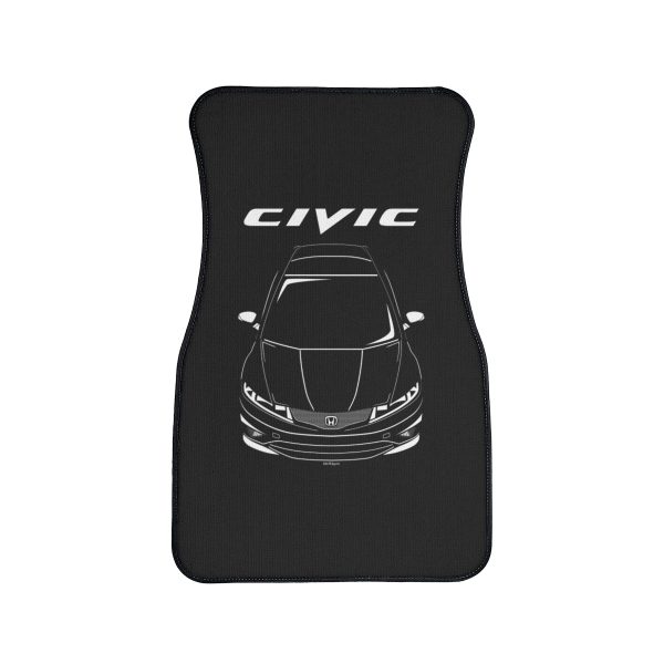 Honda Civic Type R 8th gen 2006-2010 Car Mat Front Carpet Floor Mats by Auto Art Apparel