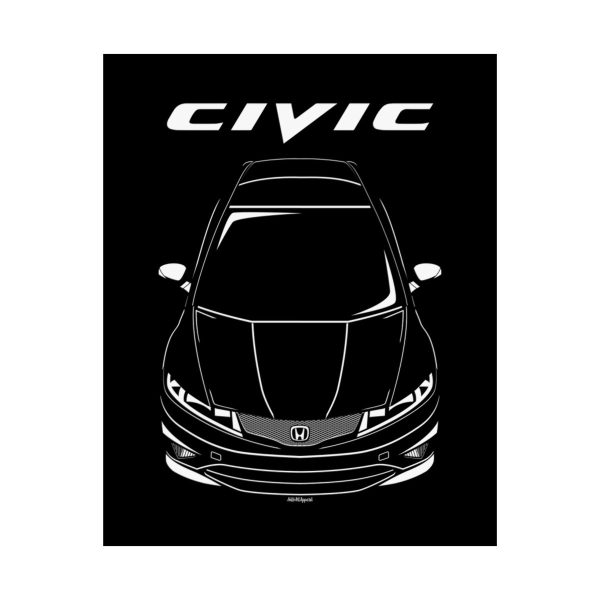Honda Civic Type R 8th gen 2006-2010 Poster 16 x 20 inch by Auto Art Apparel