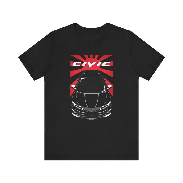 Honda Civic Type R 8th gen 2006-2010 T-shirt - JDM Shirt Black by Auto Art Apparel