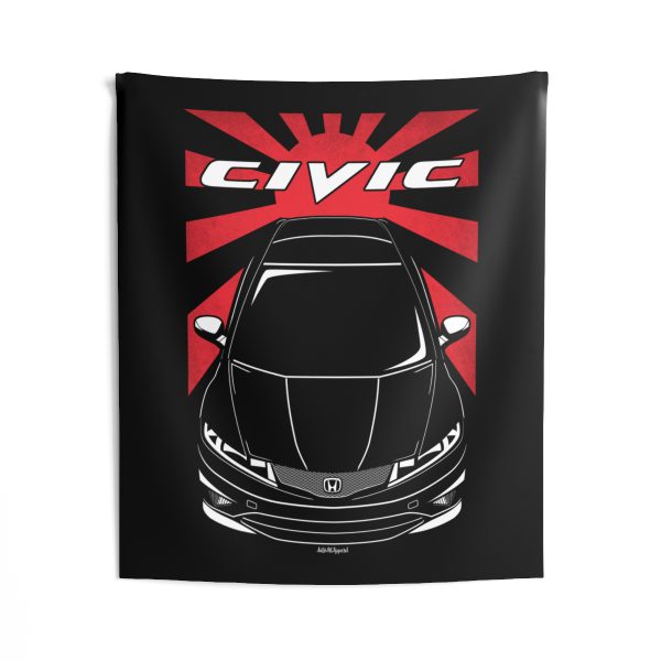 Honda Civic Type R 8th gen 2006-2010 Tapestry - JDM Wall Art 50 x 60 inch by Auto Art Apparel