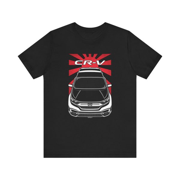 Honda CR V 2020-2022 T-shirt - JDM Shirt Black by Auto Art Apparel
