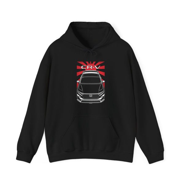 Honda CR V 2023-2024 Hoodie - JDM Hooded Sweatshirt Black by Auto Art Apparel