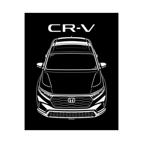 Honda CR V 2023-2024 Poster 16 x 20 inch by Auto Art Apparel