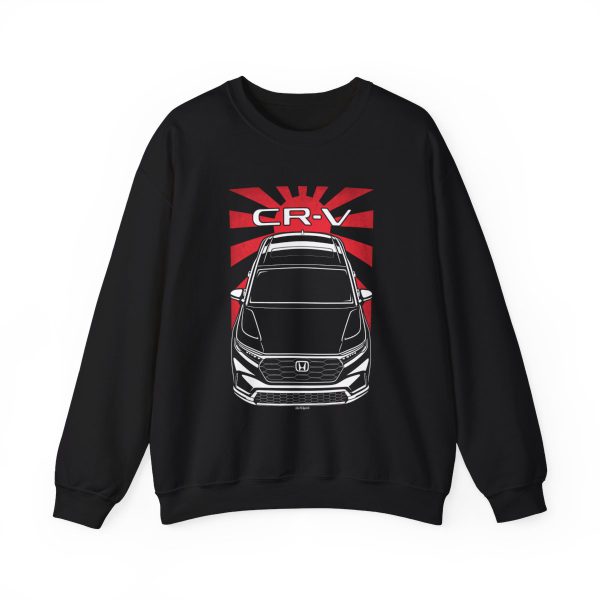 Honda CR V 2023-2024 Sweatshirt - JDM Crewneck Black by Auto Art Apparel
