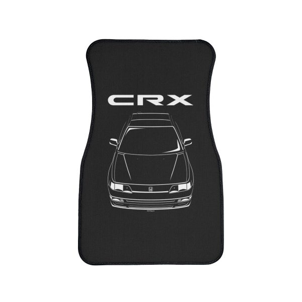 Honda CRX SI 2nd gen 1988-1991 Car Mat Front Carpet Floor Mats by Auto Art Apparel
