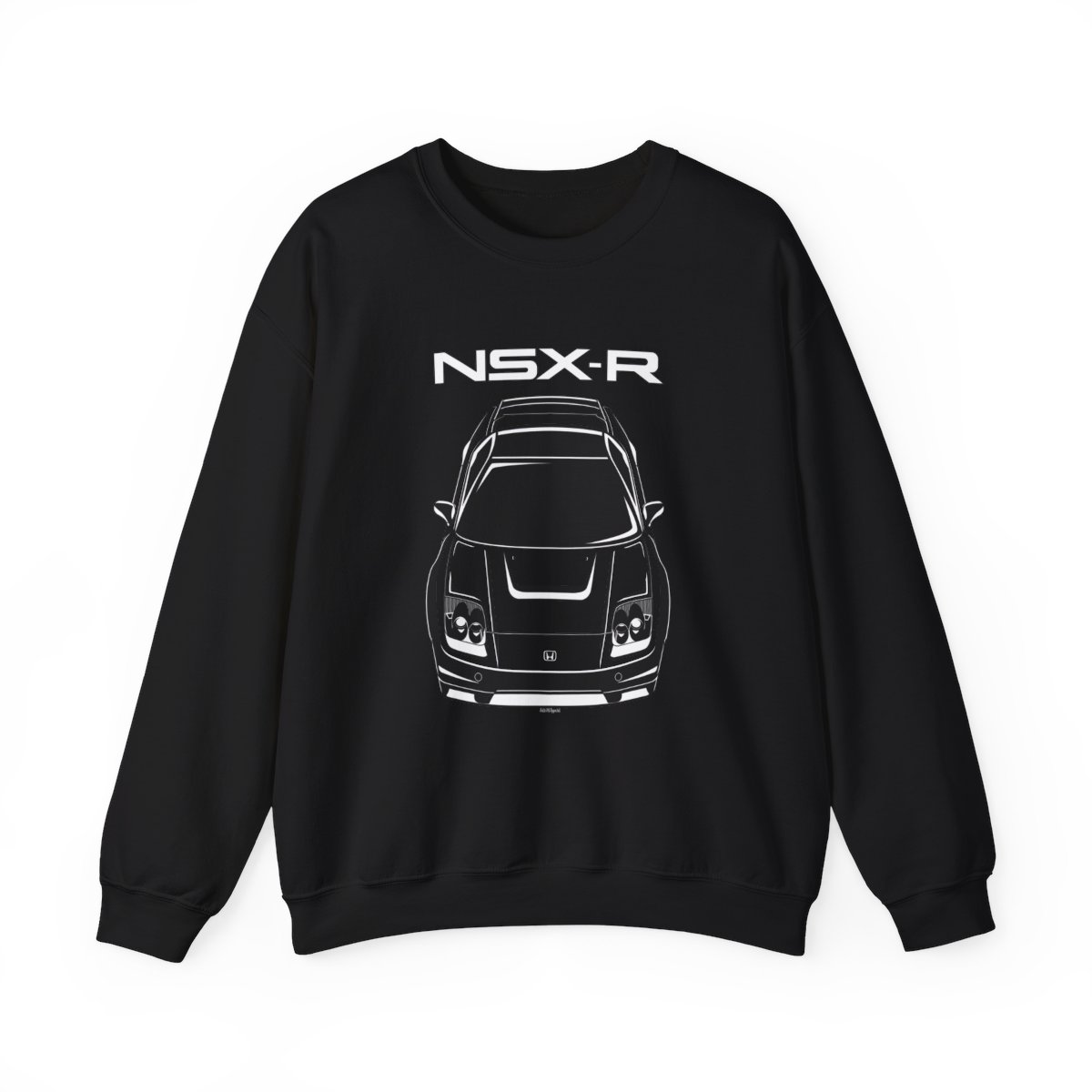 Honda NSX R 1st Gen 2002-2005 Crewneck Sweatshirt Black by Auto Art Apparel
