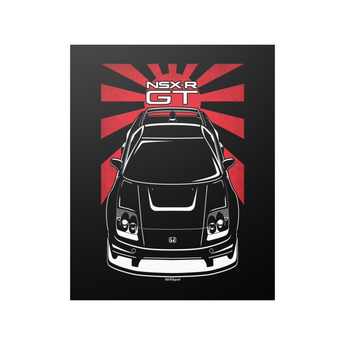Honda NSX R GT 2005 Poster - JDM Print 16 x 20 inch by Auto Art Apparel