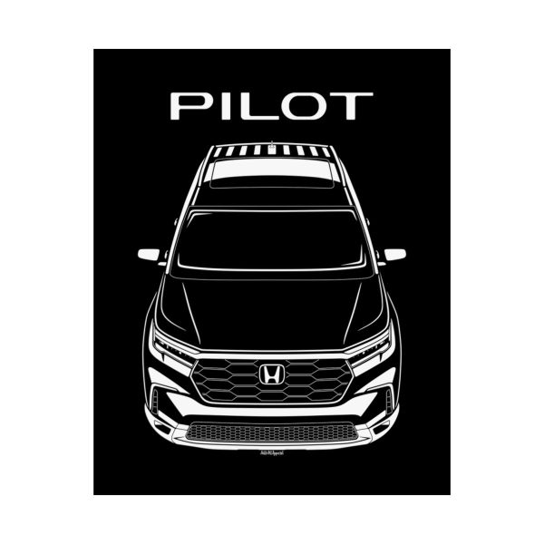 Honda Pilot 2023-2025 Poster 16 x 20 inch by Auto Art Apparel