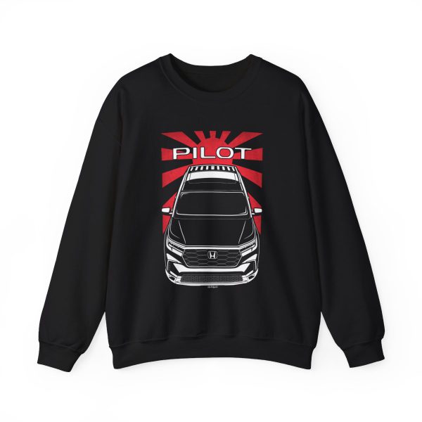 Honda Pilot 2023-2025 Sweatshirt - JDM Crewneck Black by Auto Art Apparel