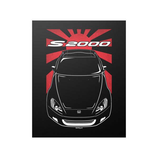Honda S2000 AP1 1999-2003 Poster - JDM Print 16 x 20 inch by Auto Art Apparel