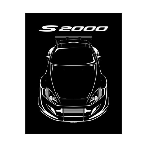 Honda S2000 Body Kit Poster 16 x 20 inch by Auto Art Apparel