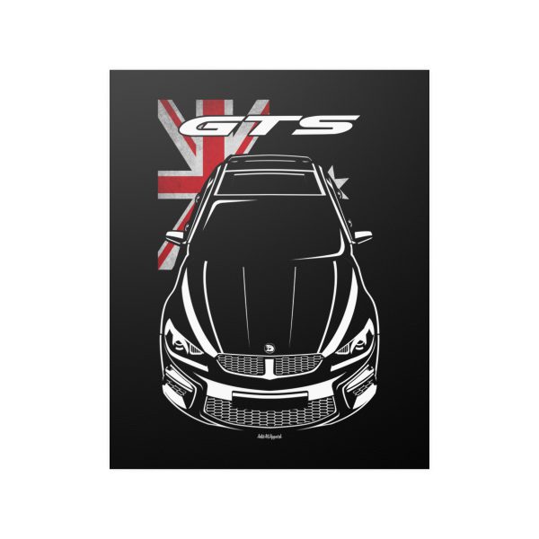 HSV GEN F GTS Poster - Australia Flag Print 16 x 20 inch by Auto Art Apparel