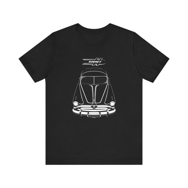 Hudson Hornet 1952 T-shirt Black by Auto Art Apparel